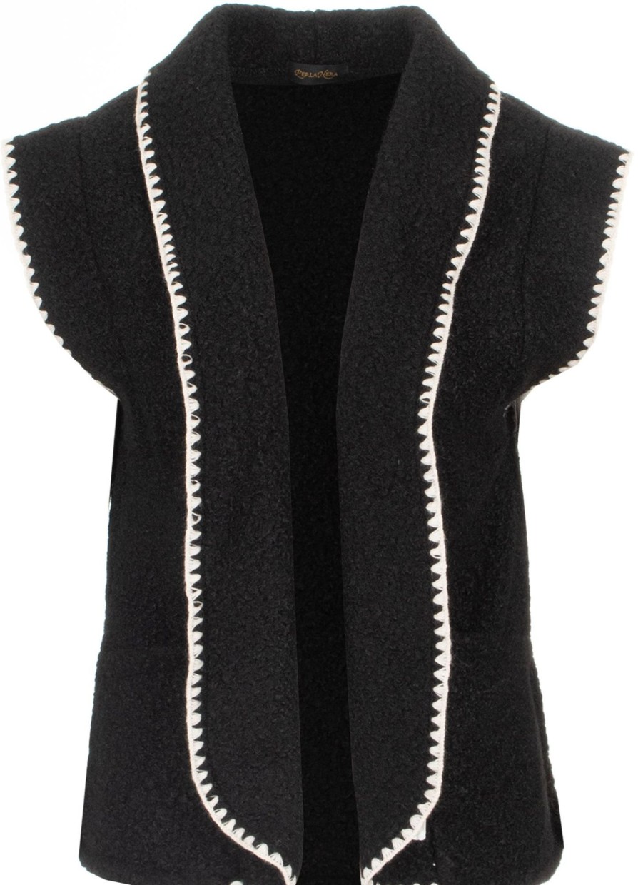 Kleding Perla Nera | Gilet Sanne